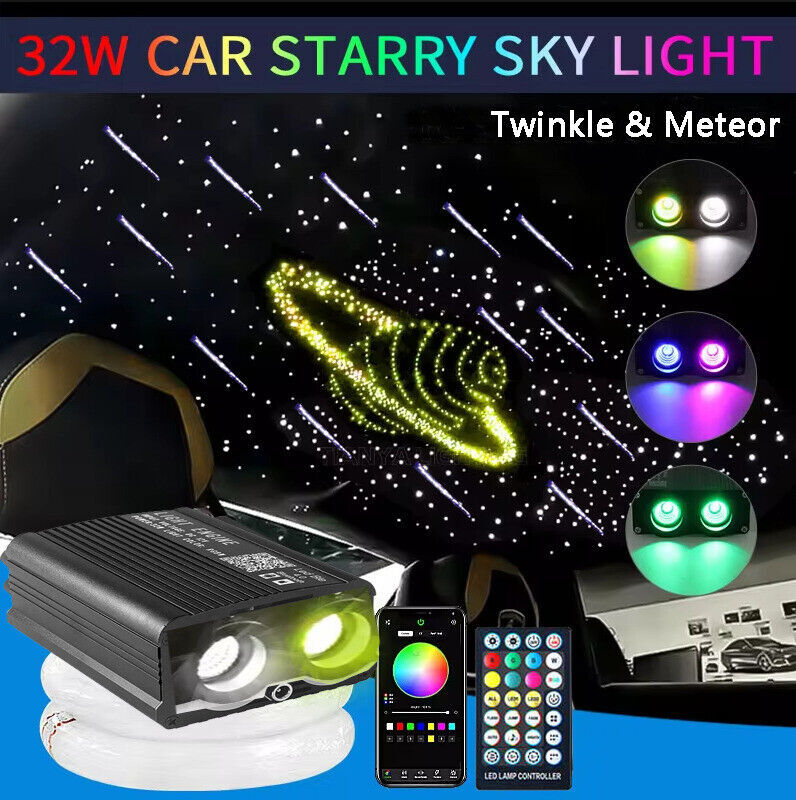 Car/Home Headliner Star Light kit Roof Twinkle Meteor Ceiling Lights 2/3/4M