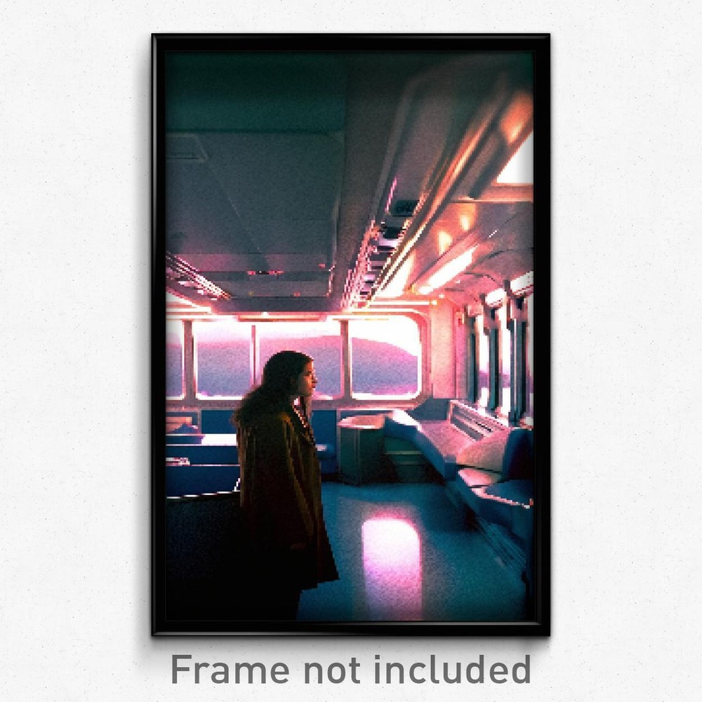 Pixel Art Poster - Far Berth (8 Bit Psychedelic Trippy Weird Video Game Print)