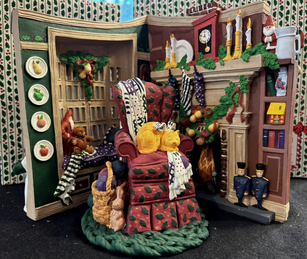 Dept 56 All Through The House Sugar-Plum Chair Down the Chimney #9300-9 Mint/Box