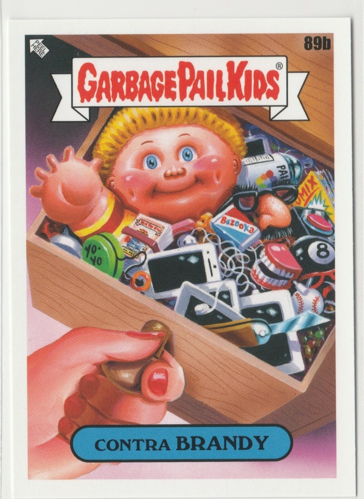 Contra Brandy #89b Garbage Pail Kids GPK 2020 Late To School LTS Chase Card