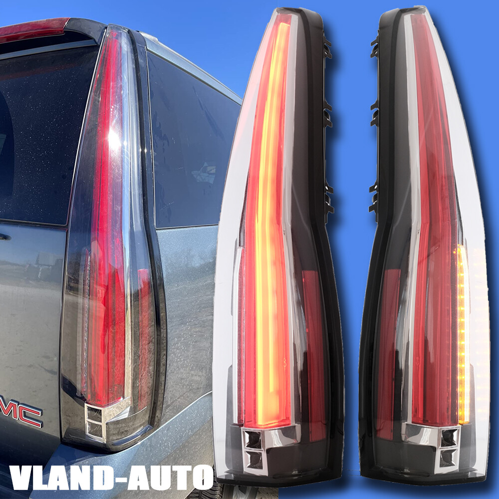 2007-2014 Chevy Suburban Tahoe GMC Yukon LED Cadillac-Style Tail Lights