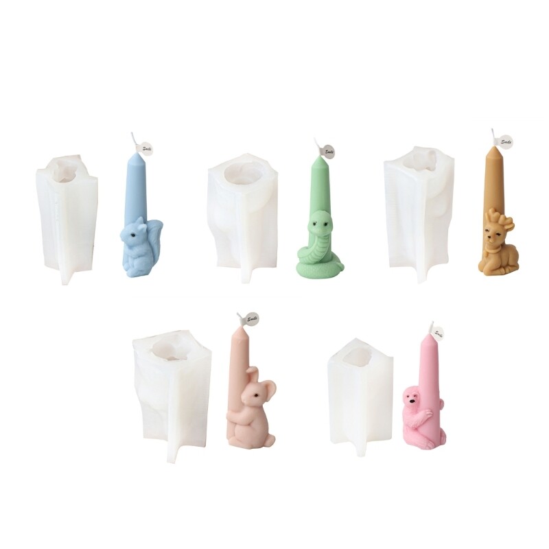 Snake Resin Squirre Holding Molds Silicone Molds DIY Castings Molds