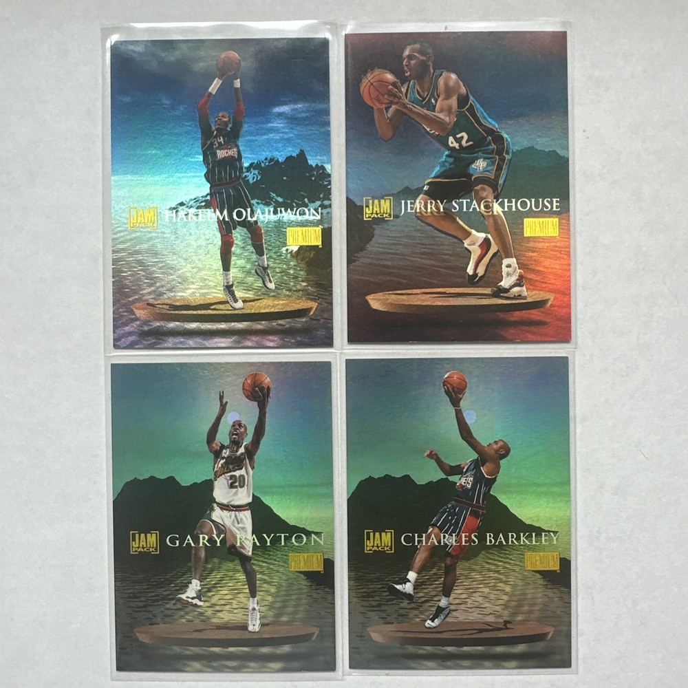 1998 Skybox Premium Jam Pack NBA Set 4 Card Lot Cards- 4, 5, 9, 11