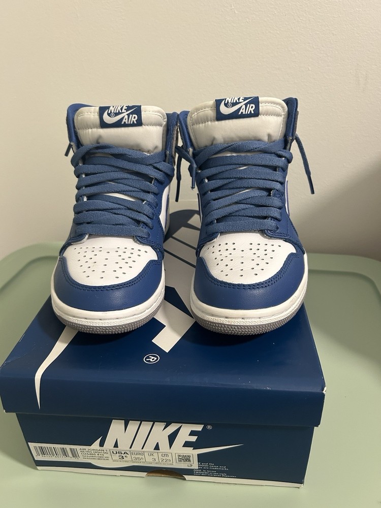 Nike Air Jordan 1 High OG True Blue Blue White Grey DZ5485-410 Sneaker