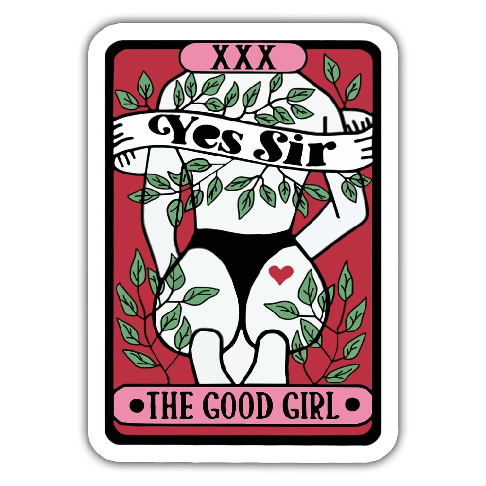 3PCS The Good Girl Tarot Smut Stickers - Fun Gift for Him Husband Boyfriend Dad