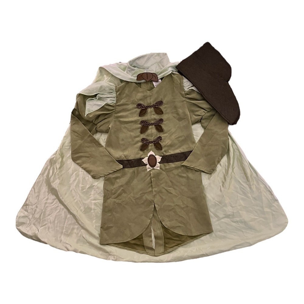 4 piece Disney Store Boys Size 9/10 Prince Naveen Princess & Frog Costume