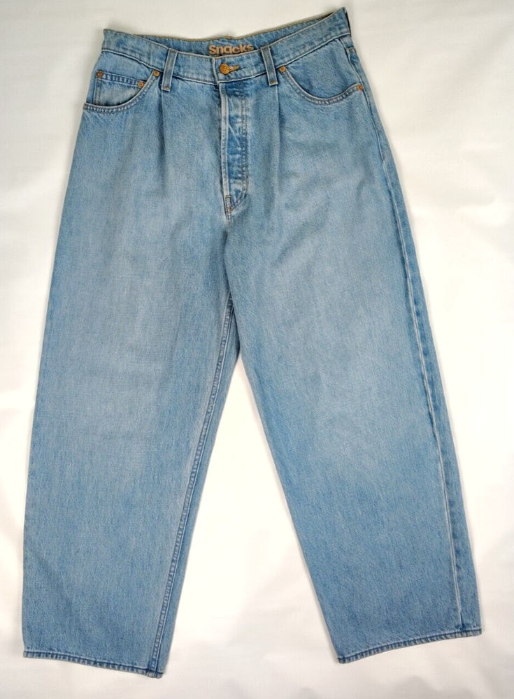 MOTHER Size 27 Pleated Snacks Jeans Fun Dip Ankle in Unique Style