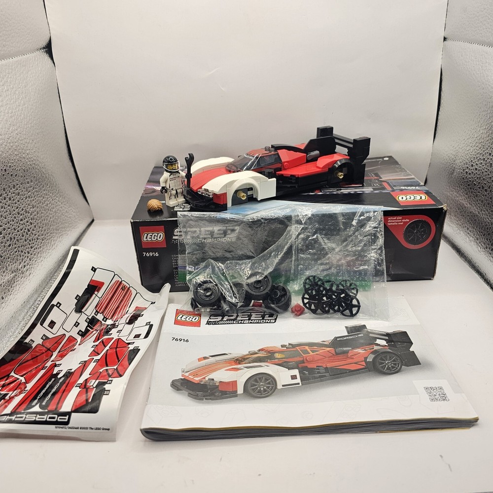 LEGO SPEED CHAMPIONS 76916 Porsche 963 - All Pieces Included with Manual