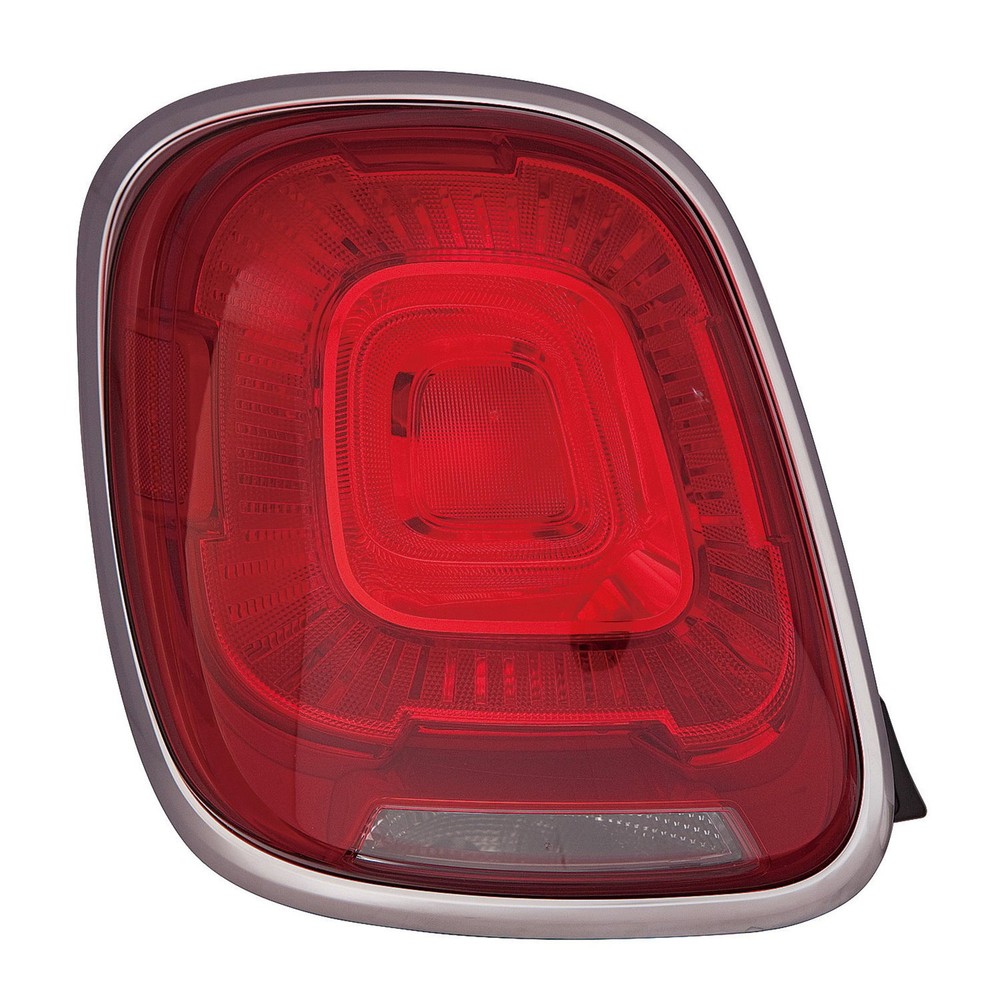 Tail Light Brake Lamp For 2016-2018 Fiat 500X Driver Side Black Housing Halogen