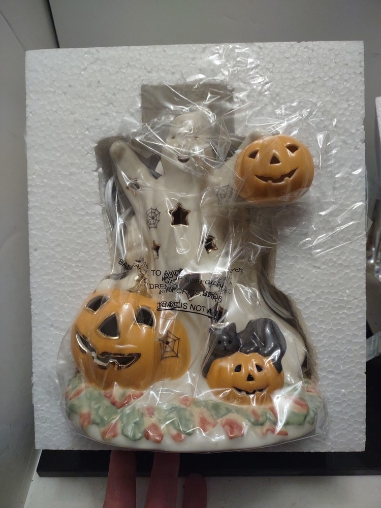 Vintage Lenox Ghost LIghted  Halloween Nice Display Collectable. New