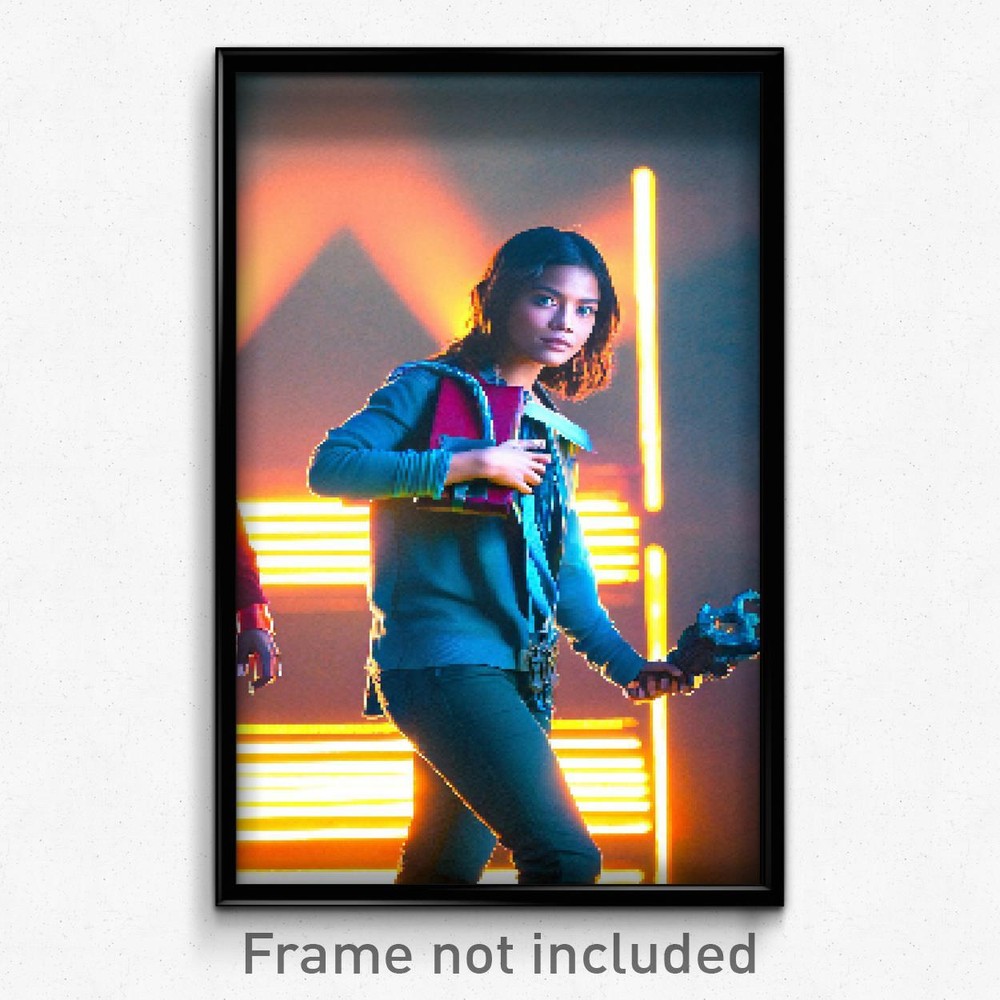 Pixel Art Poster - Familiar Hold (8 Bit Psychedelic Trippy Video Game Print)