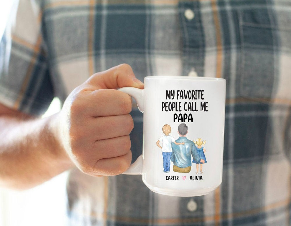 Custom Grandpa Mug Personalized Papa Gift Fathers Day Gift Gift For Grandpa