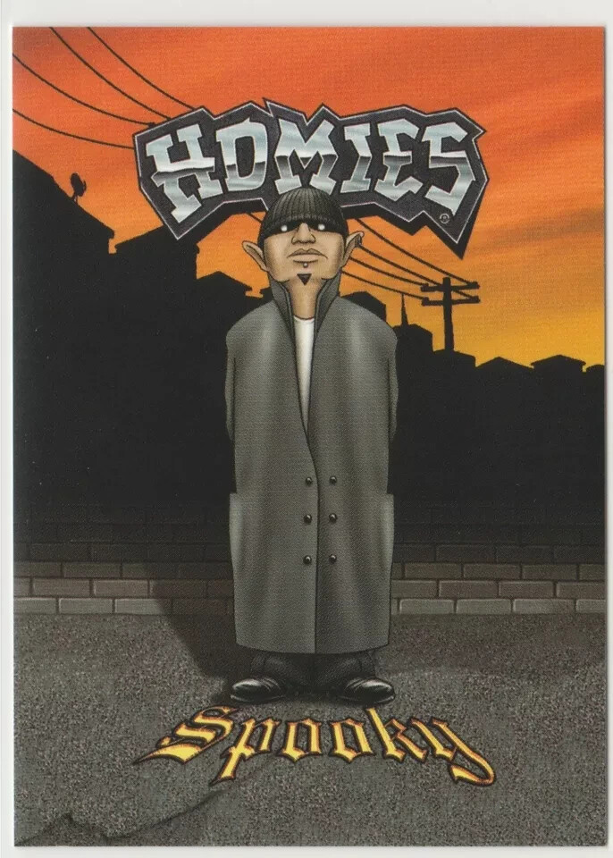 Spooky #66 Homies Swap Cards 2004 NECA Lowrider Chicano Barrio East LA