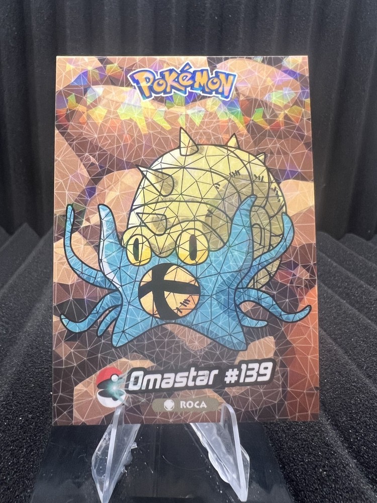 Omastar 139 Cracked Ice Holo Crystal Collection 2024 Pokemon TCG Card