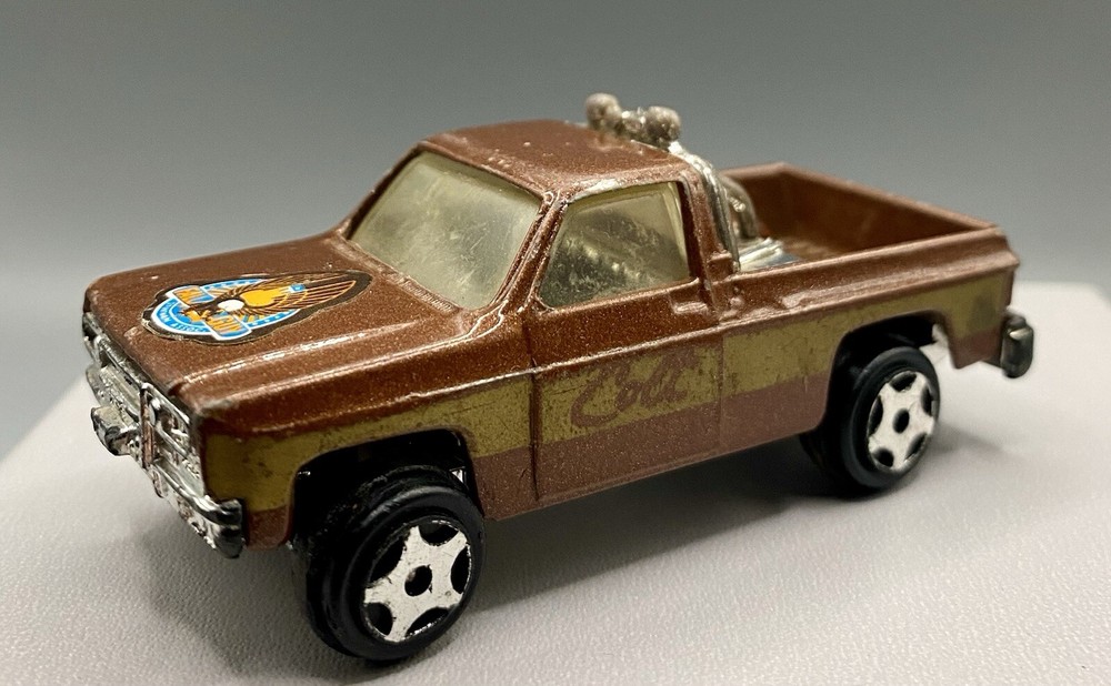 ERTL The FALL GUY Colt 1982 GMC Sierra Truck 1/64 Diecast Brown Chrome Wheels NM