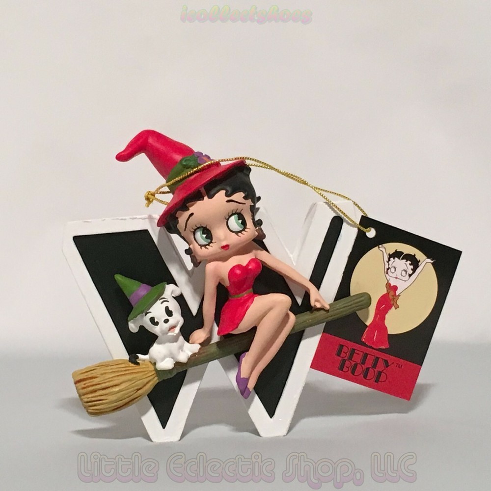 Vintage Westland Betty Boop Alphabet Letter W Hanging or Standing Display New