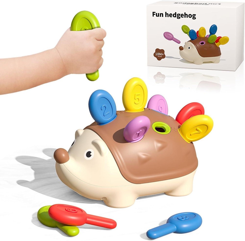 Hedgehog Montessori Educational Toy Fine Motor Toys for Toddlers Learning Counti