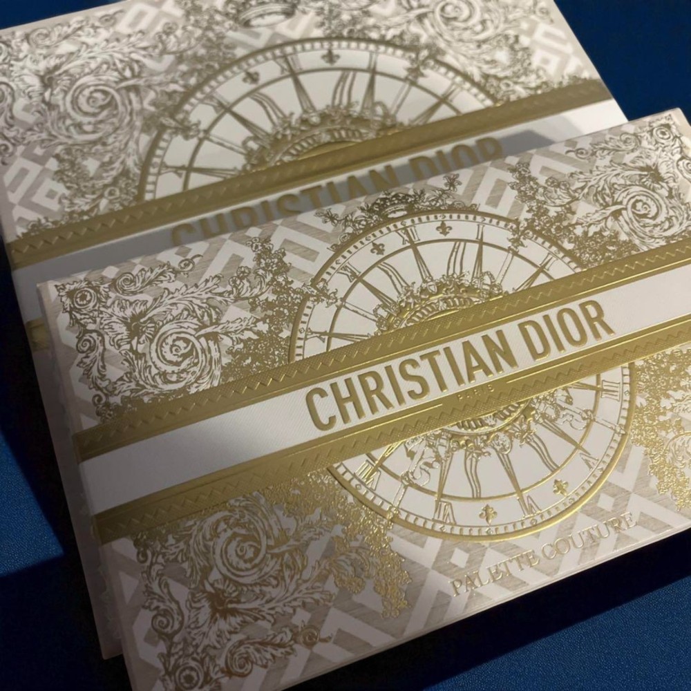 Christian Dior Christmas Coffret 2024 Makeup Palette Gold Decor
