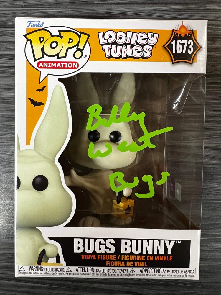 Funko POP! Animation: Looney Tunes - Bugs Bunny (Signed/Billy West/OC Celebrity