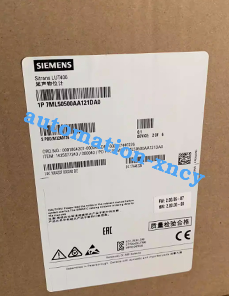 One New Siemens 7ML5050-0AA12-1DA0 7ML50500AA121DA0 In Box Expedited Shipping