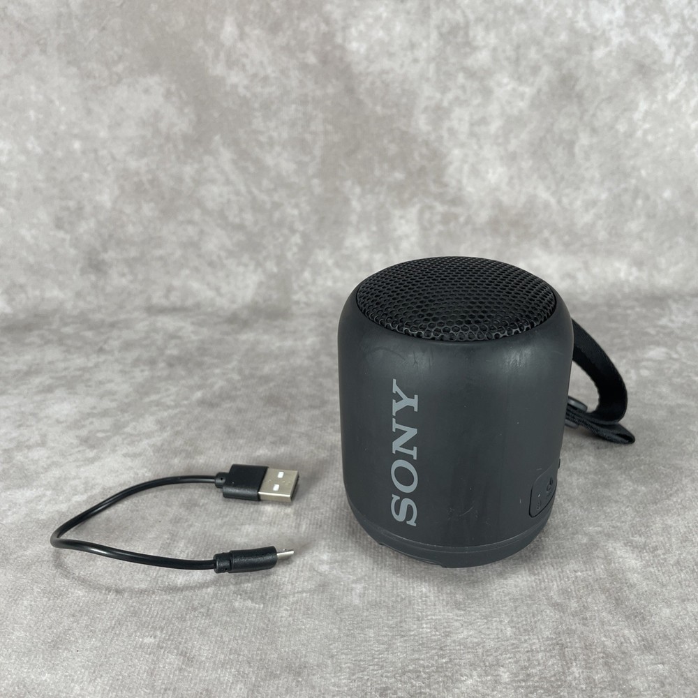 Sony SRS-XB12 Portable Bluetooth Speaker - Powerful Bass - Black  