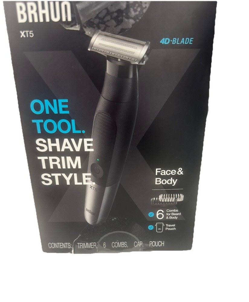 Beard Trimmer Braun Series XT5 – Shaver and Electric Razor for Men