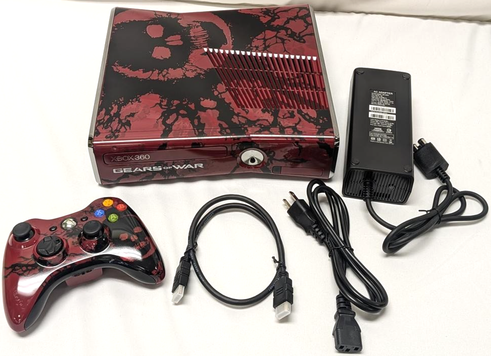 Microsoft Xbox 360 Slim Gears of War 3 Limited Edition 320GB Console Bundle GOW