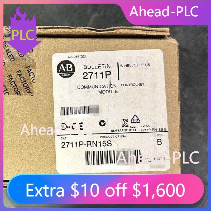 AB 2711P-RN15S/B Panel View Plus Control Net Module NEW Fast Shipping 1PCS