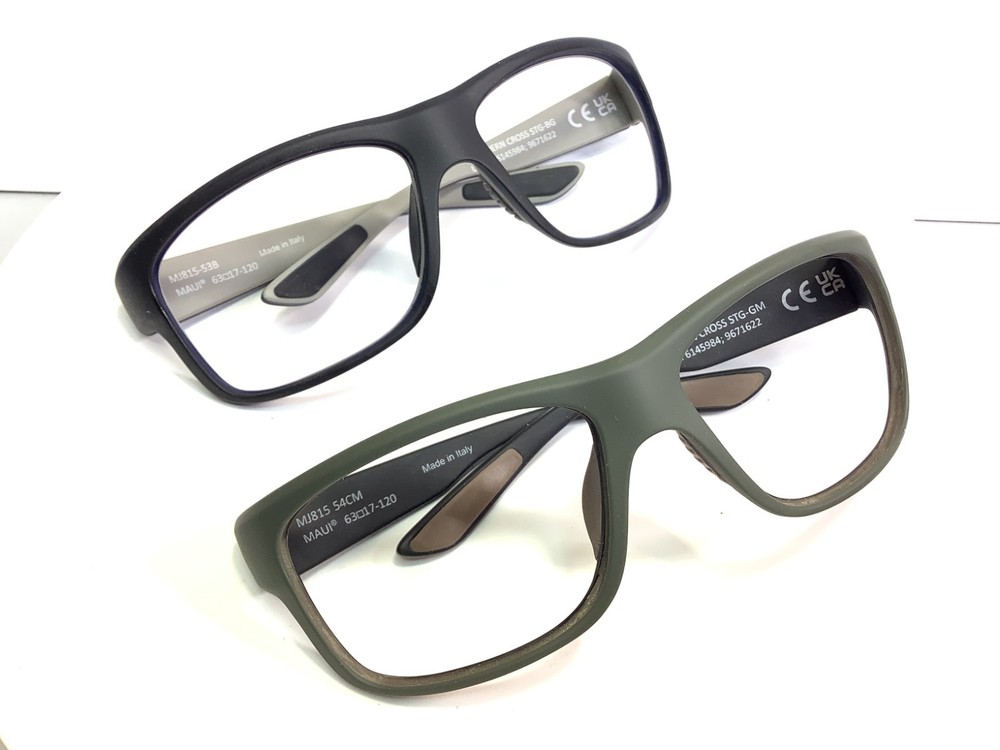 Maui Jim Sunglasses Southern Cross 815-53B Black 54CM Green Khaki Frames Only