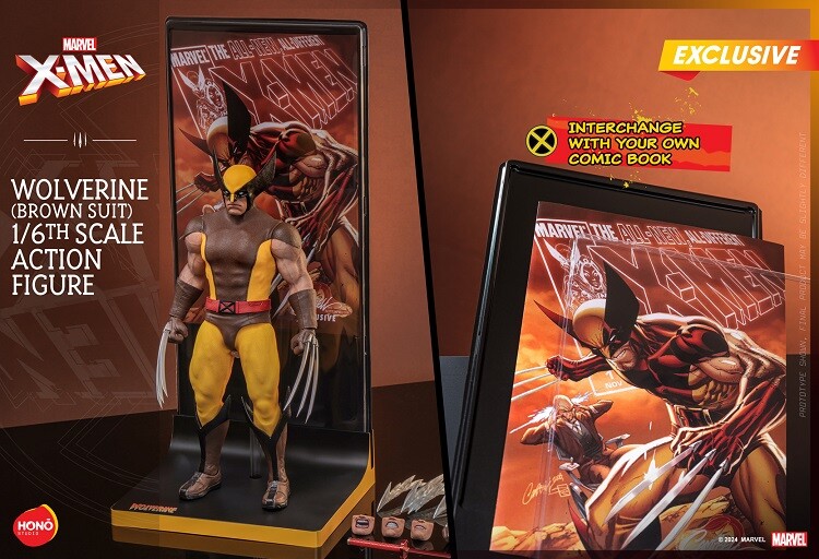 1/6 Hono Studio HS-03 Marvel Comics Wolverine Brown Suit Ver. Model