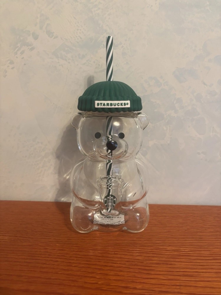 2025 Glass Starbucks Bearista Bear Cold Cup Holiday Limited Edition