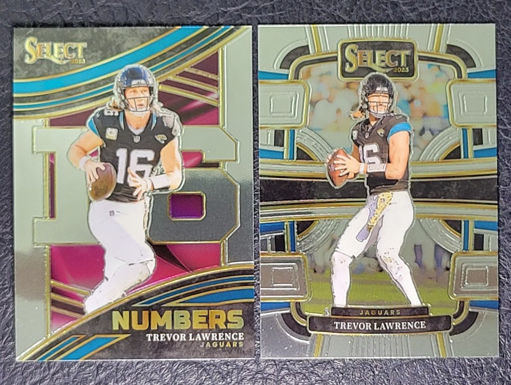 Trevor Lawrence 2023 Select Numbers Insert & Base 46 JAX Jaguars Clemson Tigers