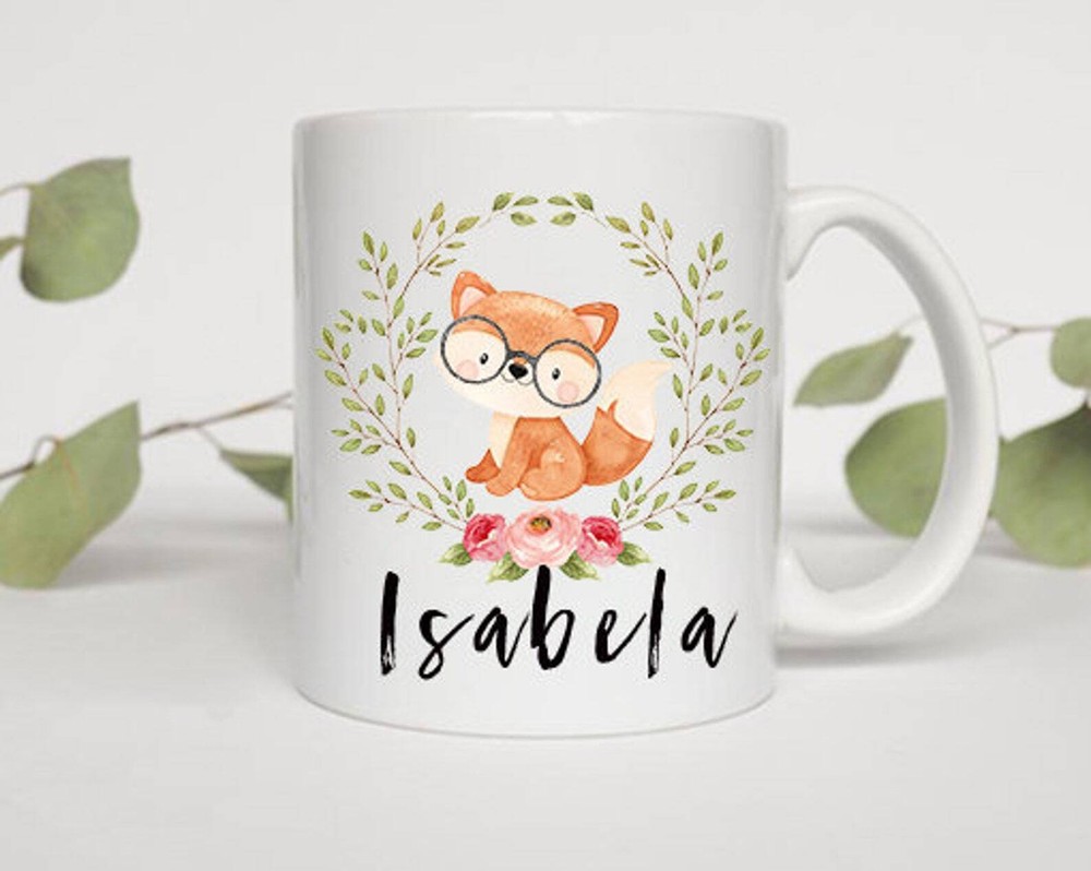 Fox Personalized Mug Fox Personalized Gift For Woman