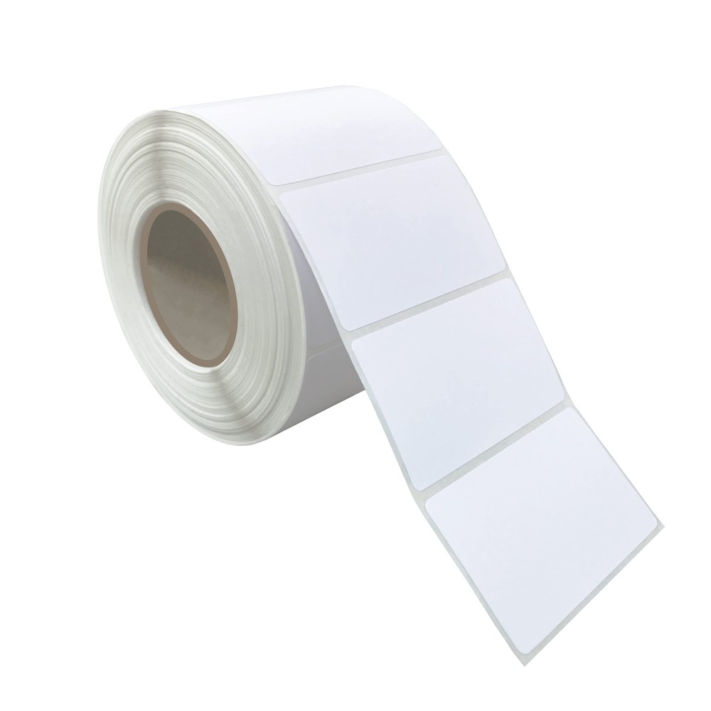 2.25x1.25 Inch Direct Thermal Stickers Roll - 1000 Labels for Desktop Printers