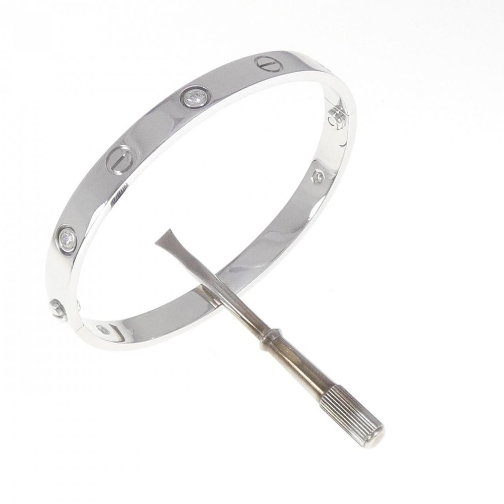Cartier Love Bracelet Half Diamond 6P 18K Gold 2700039491890