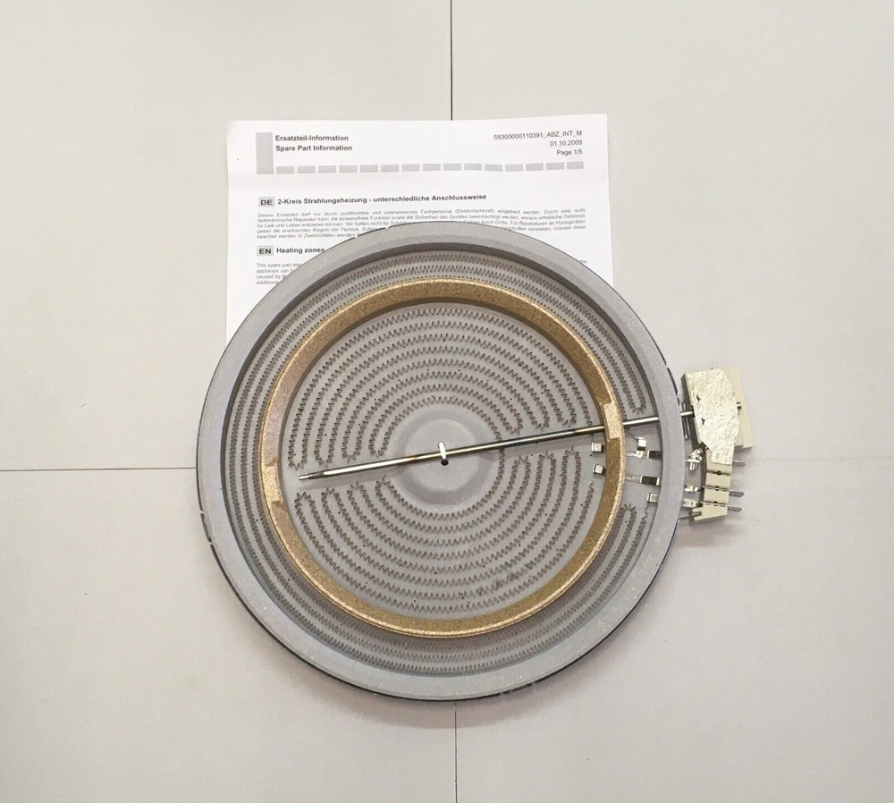 Bosch PKC875T01A Ceramic Glass Cooktop with Dual Hotplate Element  -image