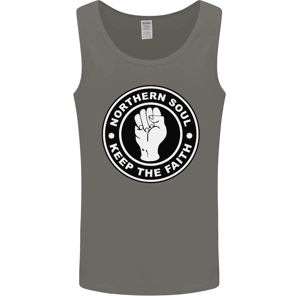Northern Soul Keeping the Faith Mens Sleeveless Vest Top