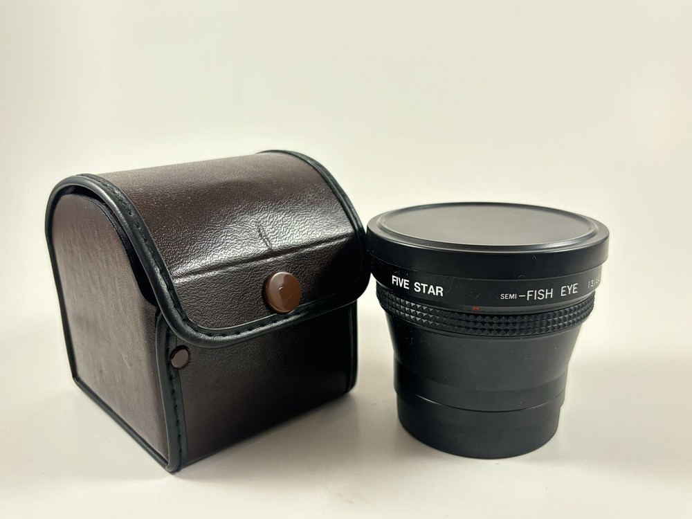 Five Star semi FISH EYE Lens 52mm Made in Japan for Any 52m Screw Mount 8223