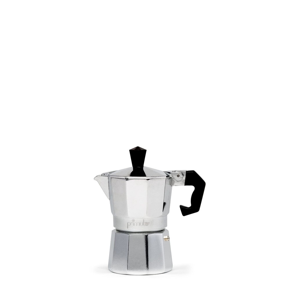 Primula Classic Stovetop Espresso and Coffee Maker, Moka Pot 1 Cup, Silver