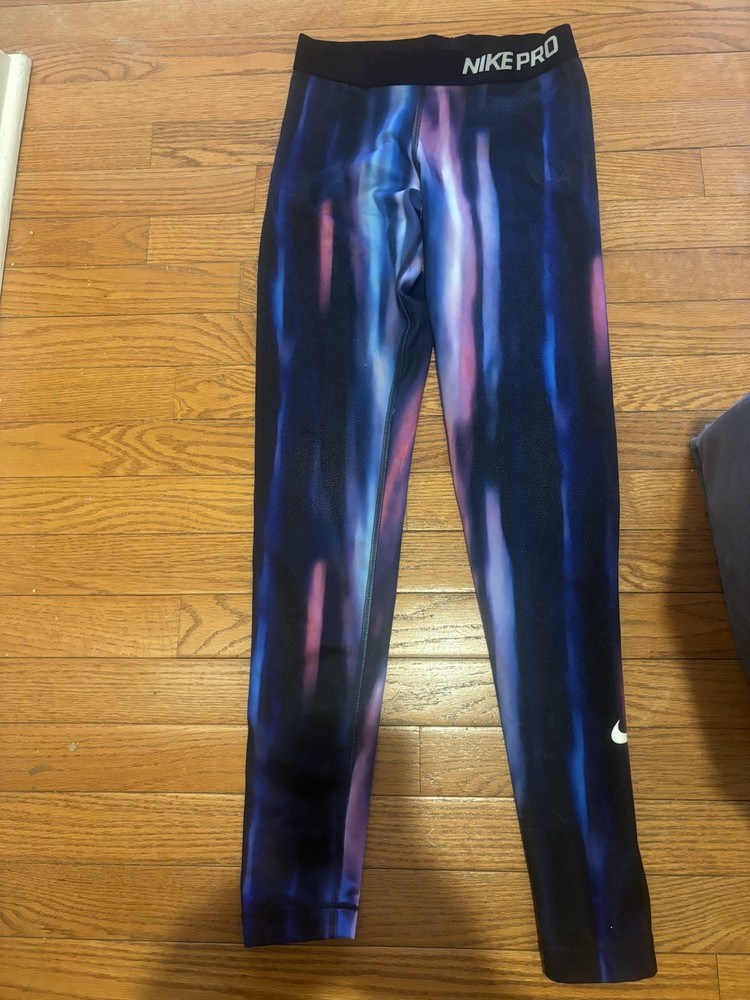 Women’s Ladies Nike Pro Dri Fit Athletic Running CrossFit Leggings Small S