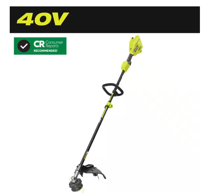 Ryobi 40V 15-Inch Attachment-Ready String Trimmer Tool Only
