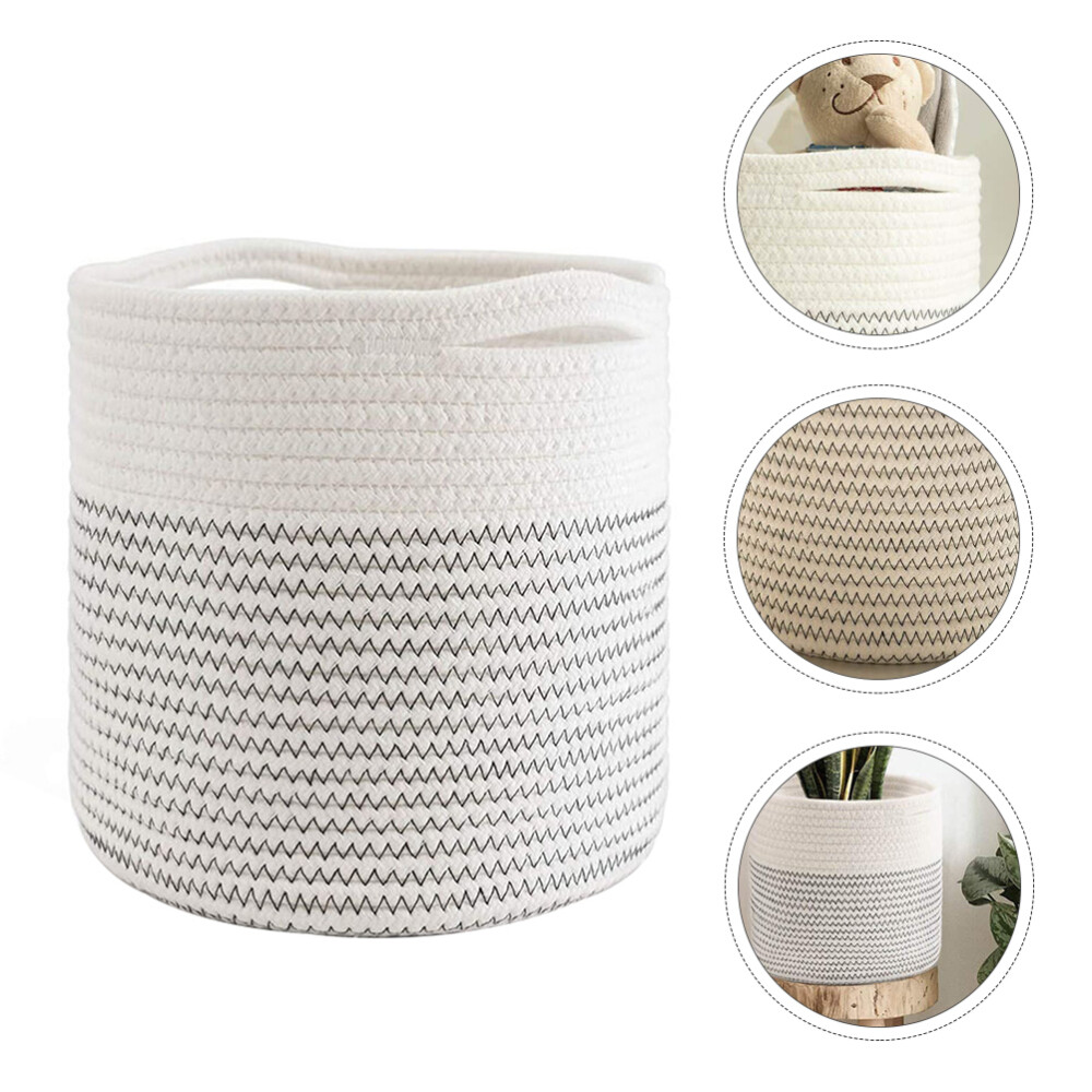 Clothes Storage Basket Toys Pantry Wicker Baskets Fruit Baby Child