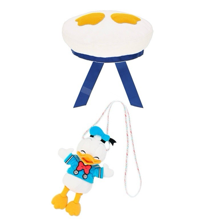 Tokyo Disney Resort 2025 Donald Duck Pal-palooza Beret Shoulder Bag  