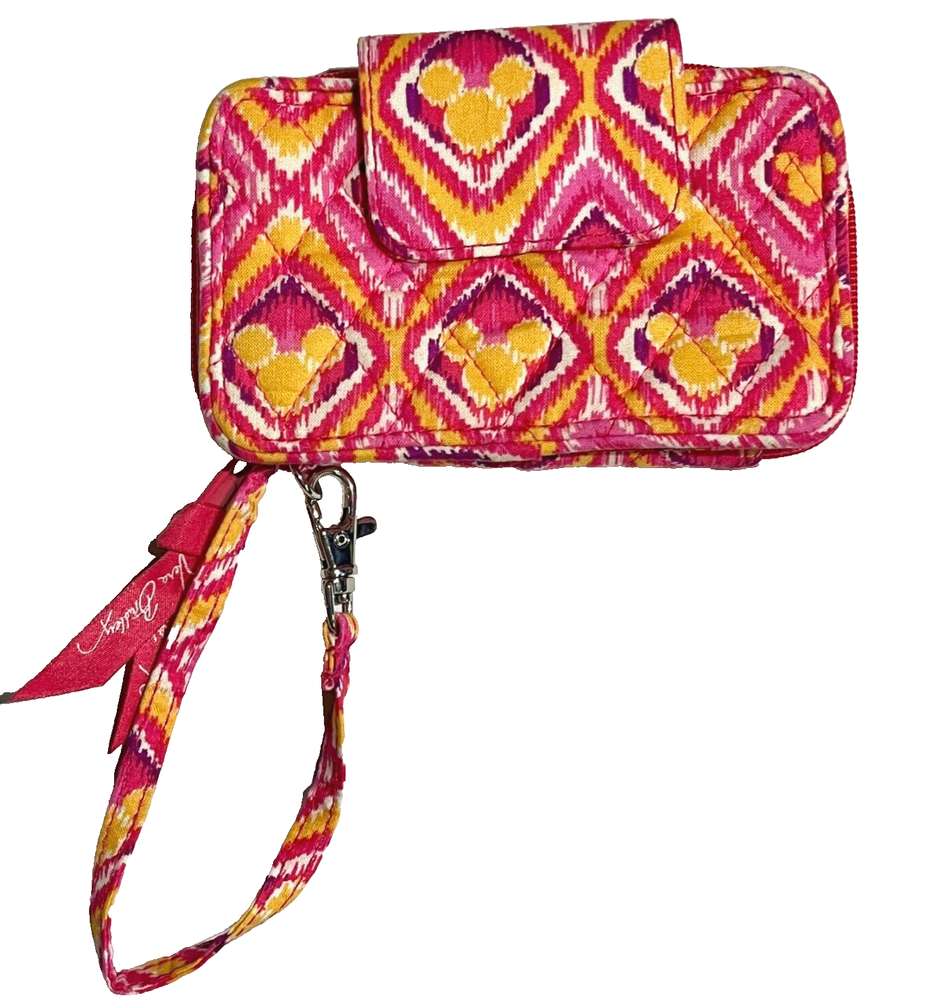 Vera Bradley Disney Mickey Mouse Bouncing Bouquet Wristlet Wallet Retired