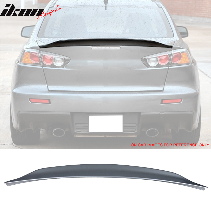Fits 08-17 Mitsubishi Lancer EVO X 10 RS Style Trunk Spoiler Painted #A31 Silver