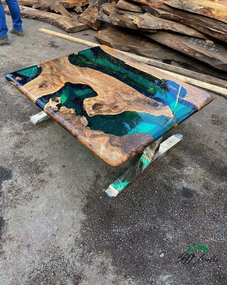 Epoxy Resin Table, Epoxy Dining Table, Epoxy River Table, Epoxy Coffee table