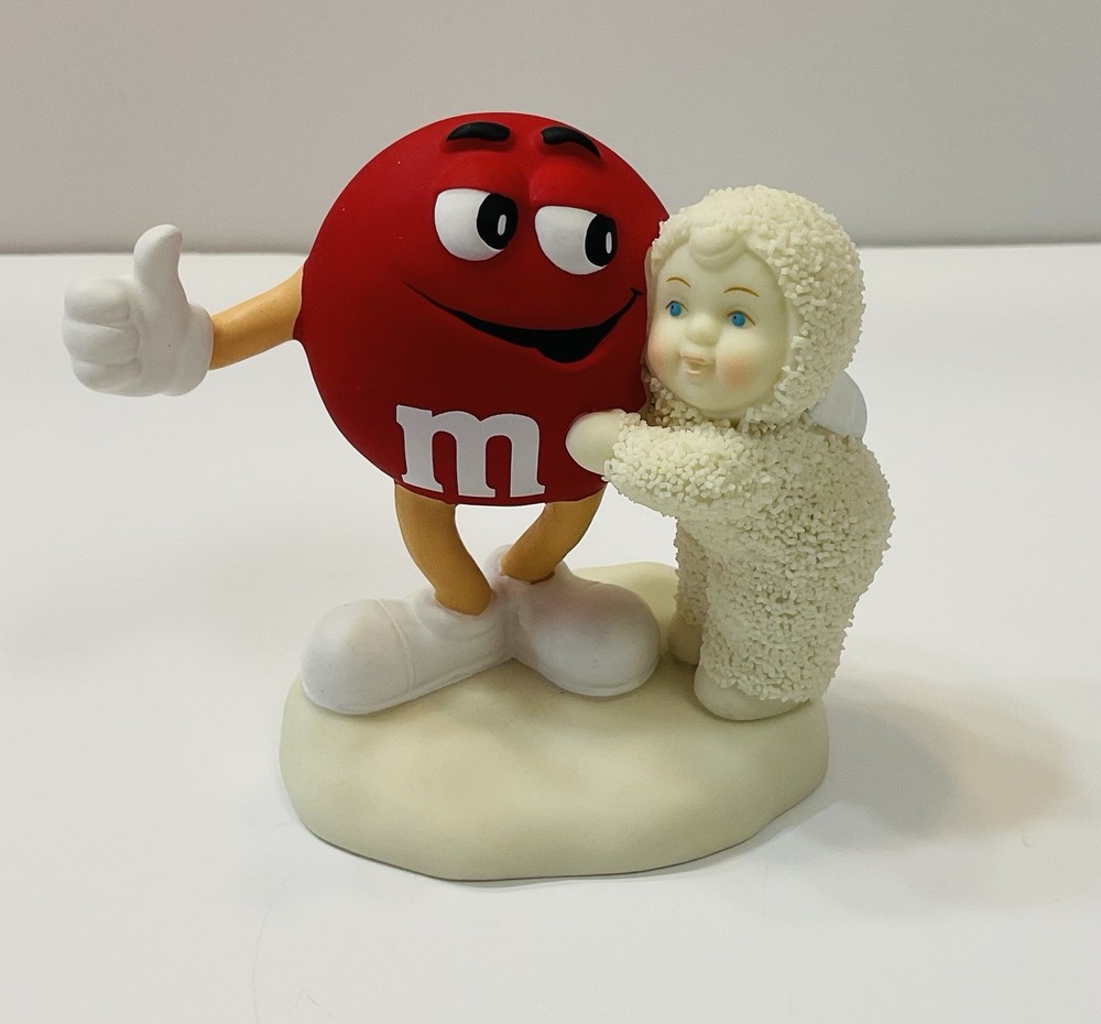 Department 56 Snowbabies M&Ms Candy Red Figurine No Box