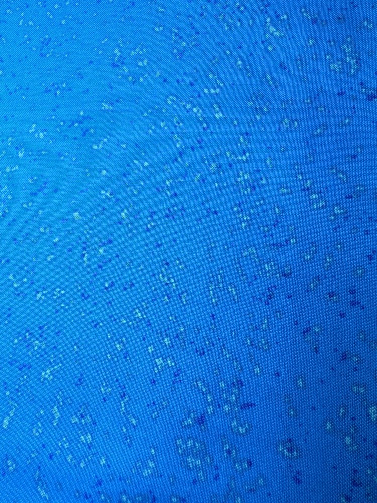 Back to School quilt fabric by Avlyn 1728-105 blue speckles-image