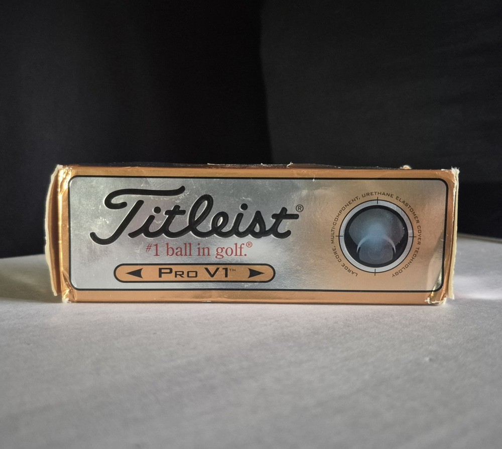 Titleist Pro V1 Golf Balls 3 In Box Longer Distance Large Core Multi Component