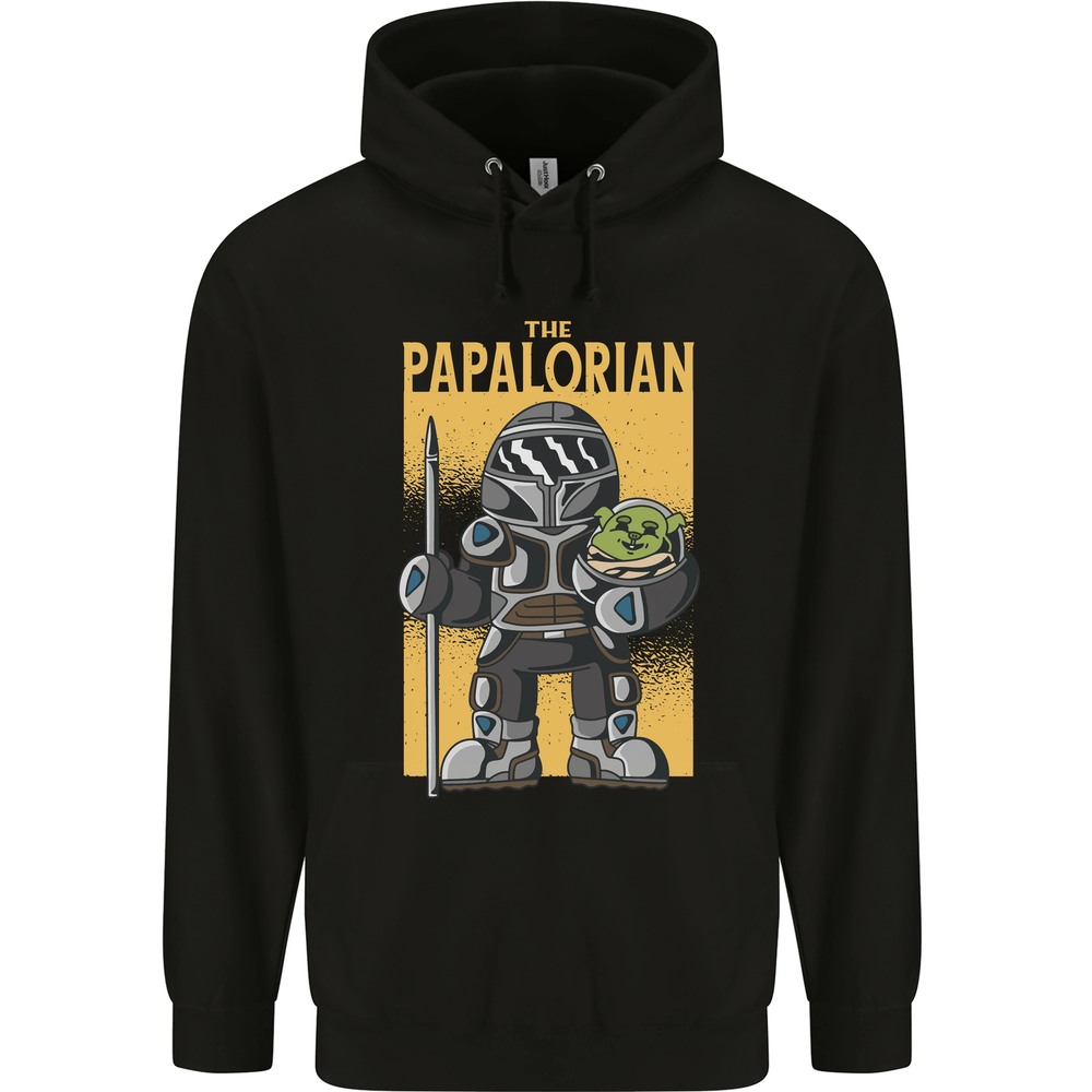 Fathers Day The Papalorian Funny Papa Mens 80% Cotton Hoodie-image